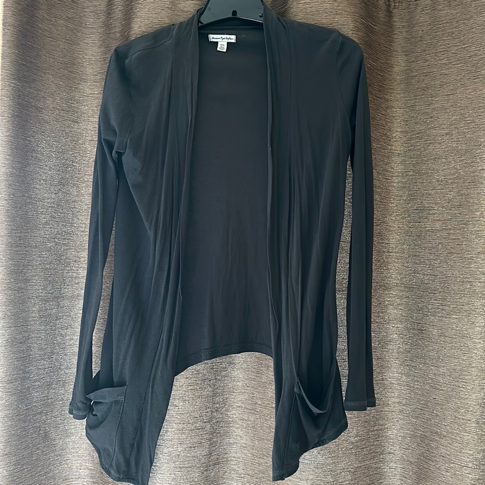American Eagle Grey Lightweight Sweater